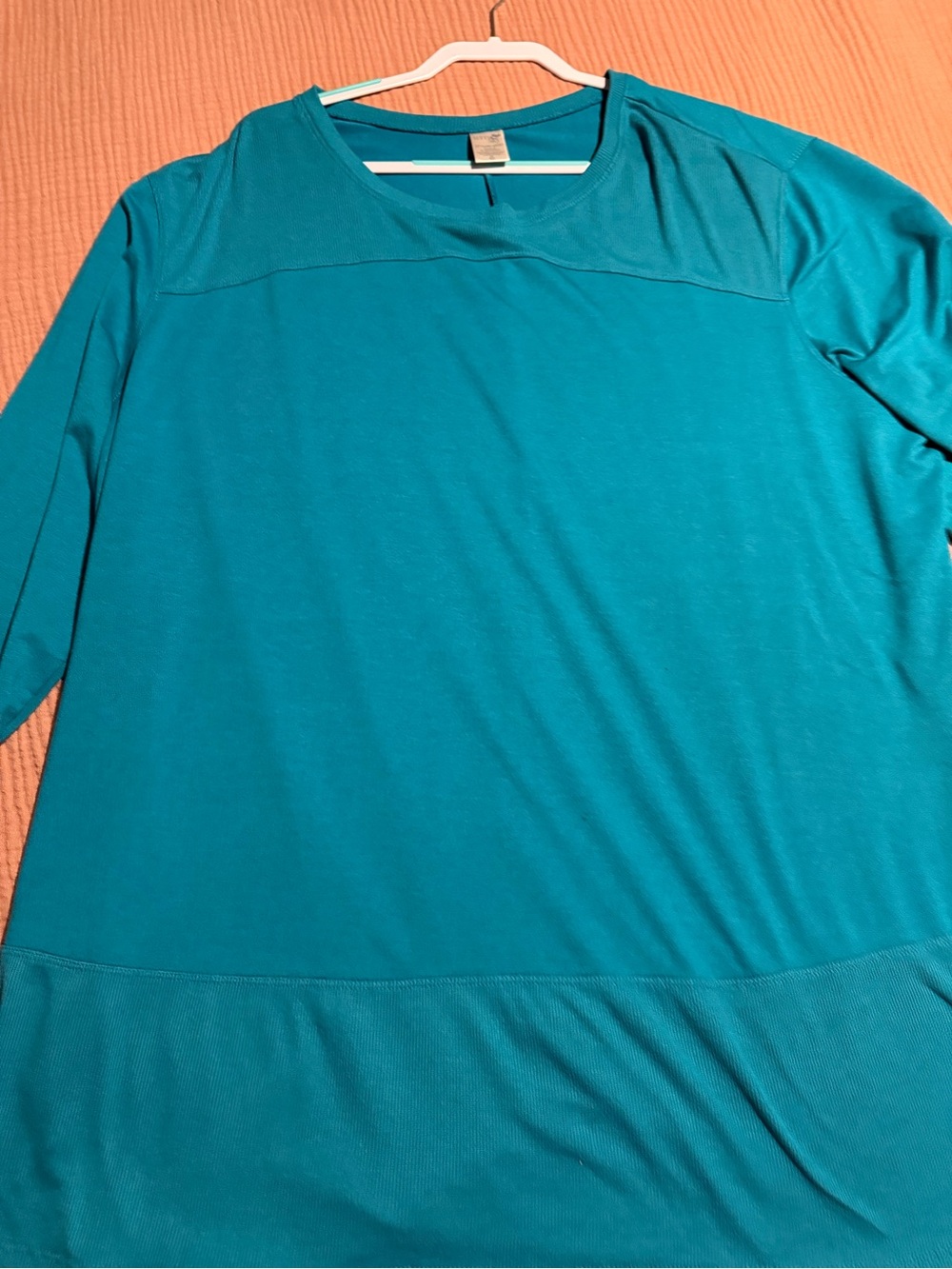 Terra & Sky Teal tunic top - Picture 3 of 5